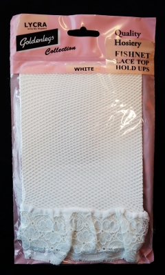 GL Fishnet Holdups White