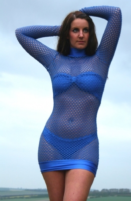 Cheex Dress 3pc Blue